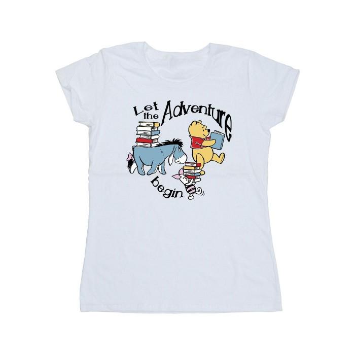 Winnie the Pooh Womens/Ladies Let The Adventure Begin Cotton T-Shirt