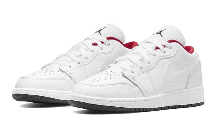Jordan Kids Air Jordan 1 Low "White/Red" Sneakers 553560-164