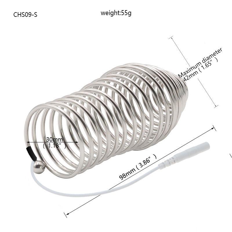 Electric Shock Pulse Penis Cage Sex Product Combination Suit SM Sexy Male and Female Adult Toy Sex Tool