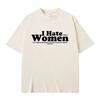 I Hate Wounisex Funny Letter Meme Tshirt Unisex Wounisex Casual Cotton Vintage Short Sleeve T Shirt Unisexs Oversized Crewneck Tshirts Bl