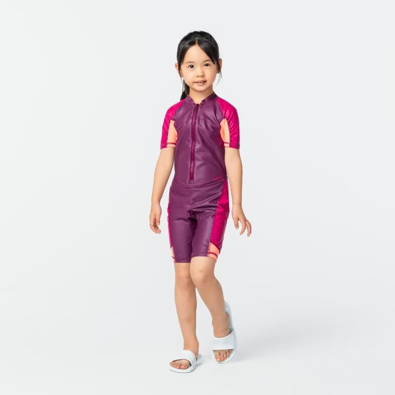 Decathlon Girls' Thermal One-Piece Swimsuit