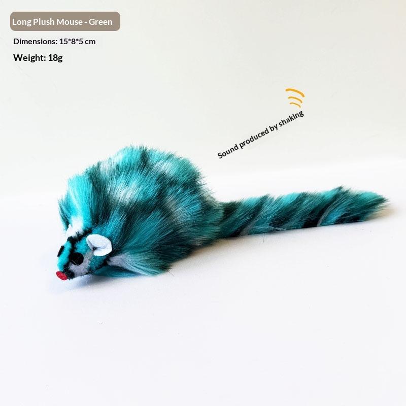 Interactive Cat Toys Electric Squeaky Simulation Bird Plush Cats Pets Teasing Toys With Feather Kitten Chirping Bird Toys