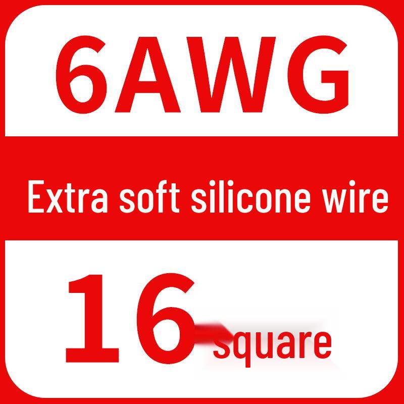 High-Temp Resistant Silicone Wire for Lithium Battery, Tinned Copper, Various AWG Sizes