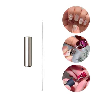 Cat Eye Nail Magnet Set With Flexible Iron Wire For Creating Heart & Ingot Nail Art Shapes Acce N2R1