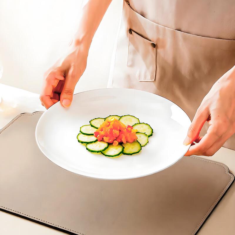 Небесный Верх Чисто-белый Костяной Фарфор Лунный Свет Тарелки