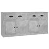 Buffet - Maison Exclusive - 2 pièces - Gris béton - Bois d'ingénierie