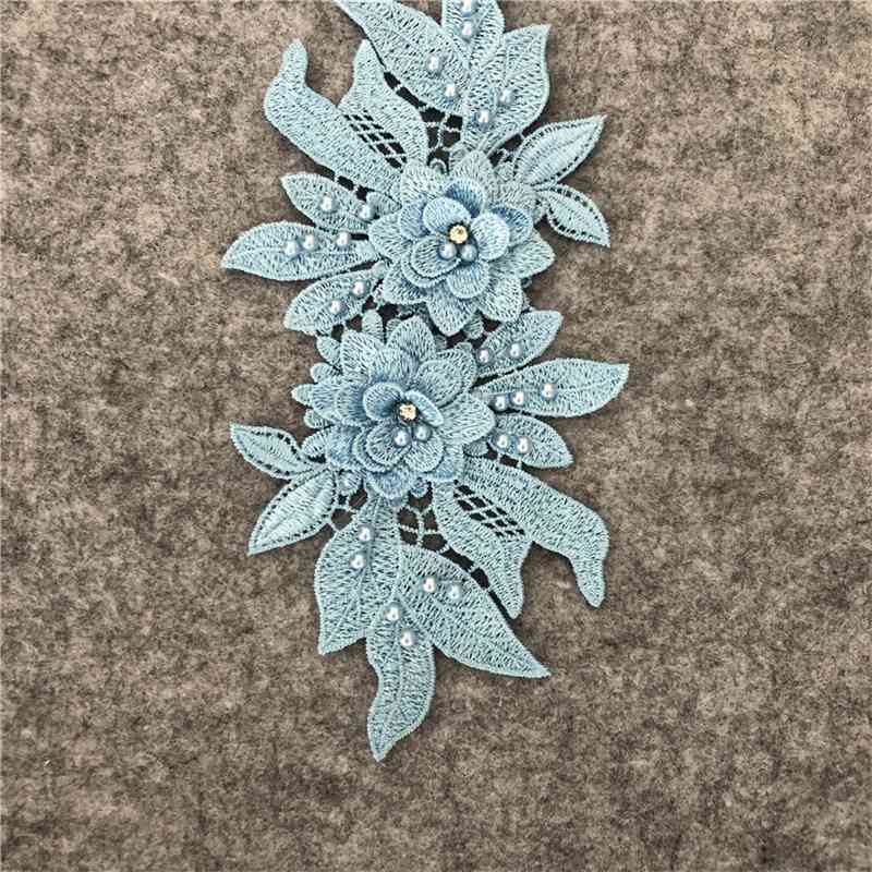 Lace Dress Material Flower Hollow Gorgeous Craft Sewing Embroidery Application Accessories