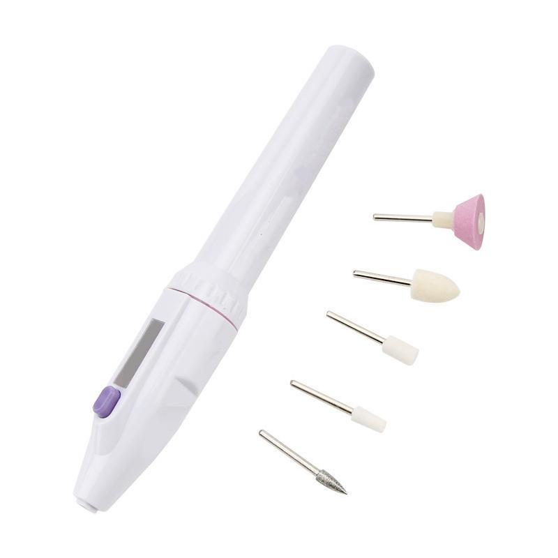 5 Bits/Set Professional Electric Drills Manicure Nail Art File Drill Nail Salon Manicure Pen Tool