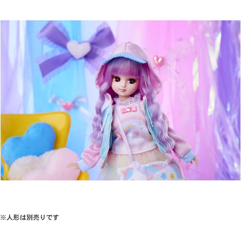 Takara Tomy Licca-chan Dress LW-18 Dreamy Outfit Set for Dolls Play Toy Ages 3 and Up