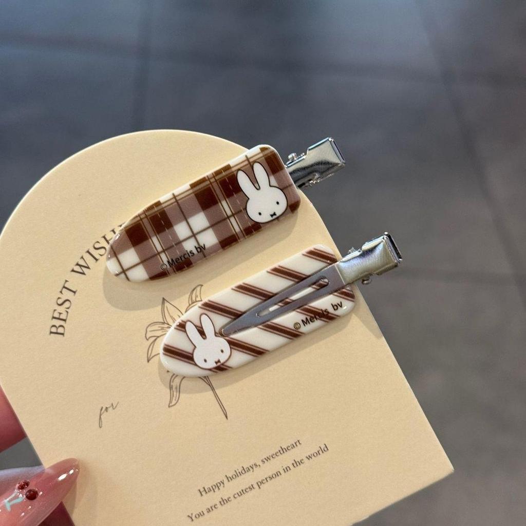 Hair Miffy Pin Cute Kawaii Miffy For Girls Bunny Bangs Clips Cute Miffy Hair Accessiories Headwear Decorations Hairpins Gifts