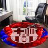 1pc Barcelona Football Office Round Area Rug, Under Office Chairs Bedroom Living Room Home Decor  A1016272