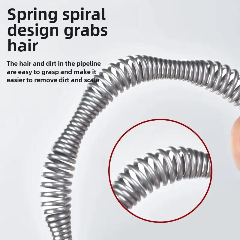 5/10 Meters Adjustable Manual Drain Dredger Home Hotel Toilet Cleaner Handheld Extendable Bathroom Kitchen Cleaning Tools