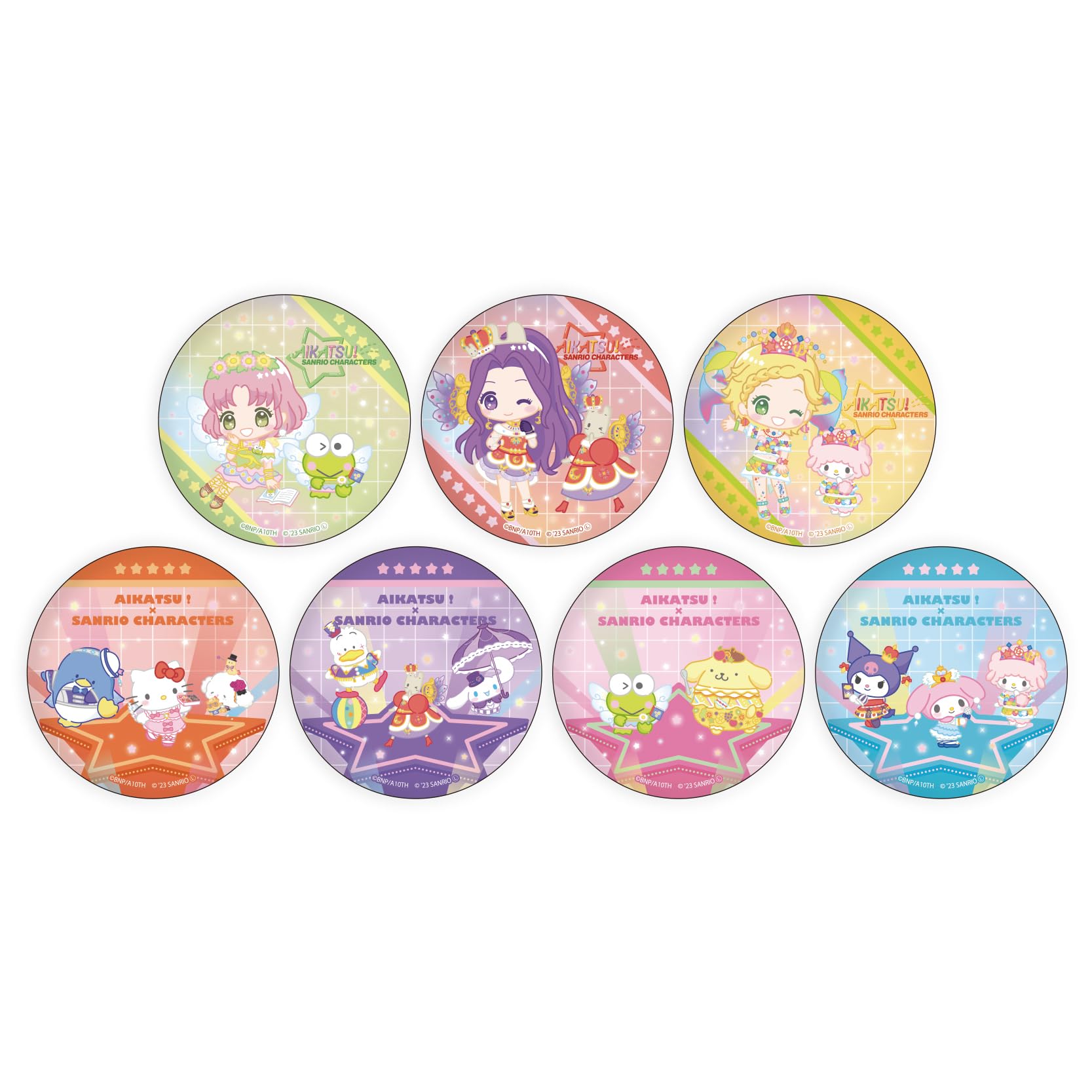 

Персонажи Aikatsu x Sanrio 02 [Мини-иллюстрация персонажа] Значок может быть установлен на 7 предметов в коробке
