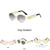 2021 Summer Steampunk Glasses Metal Frame Fashion Sunglasses With Uv400 Protection