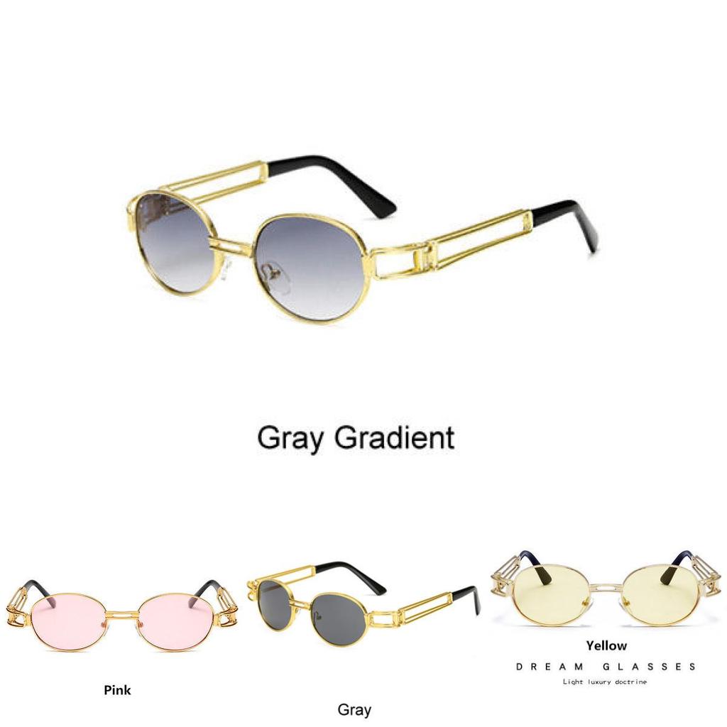 2021 Summer Steampunk Glasses Metal Frame Fashion Sunglasses With Uv400 Protection