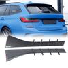 Pair of Rear Window Side Spoiler Decorative Tail Window Side Wing Cover Trim for 3 Series  1 Wagon 2019-2024