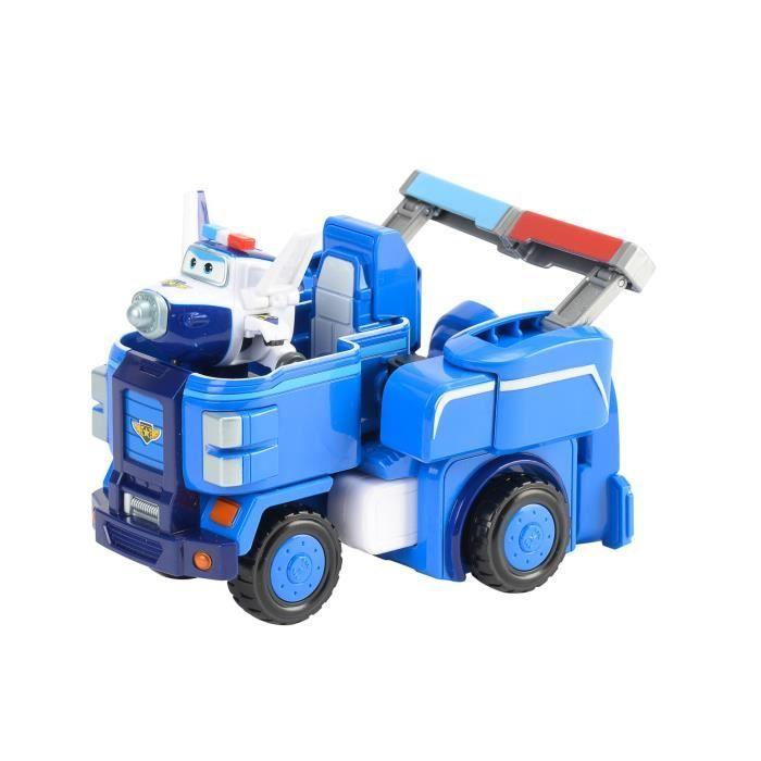 Super Wings Transforming Robot Vehicle 18 Cm + 1 Figure - Paul's Cruiser - Eu720315