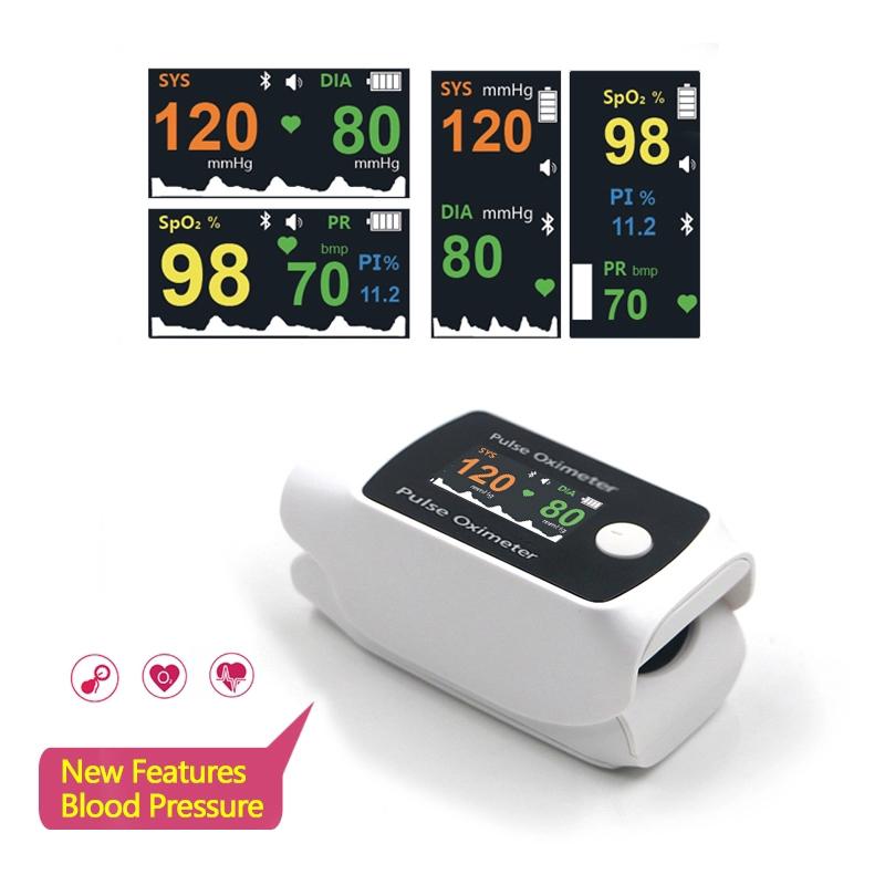 Berry 2-in-1 Bluetooth Finger Clip Health Monitor