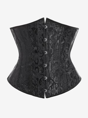 Rosegal Gotik Balenli Bağcıklı Göğüs Altı Korse