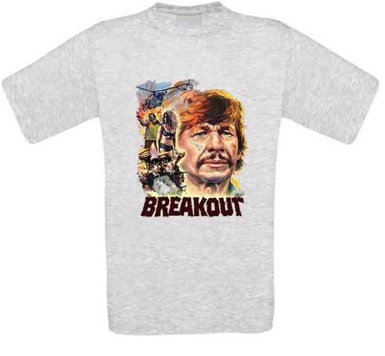 Breakout Men Nerveless Charles Bronson Cult Movie T-Shirt XXL