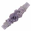 Creative Wedding Flower Waistband Rhinestone Beaded Floral Applique Sash  Bridal Dress Accessories