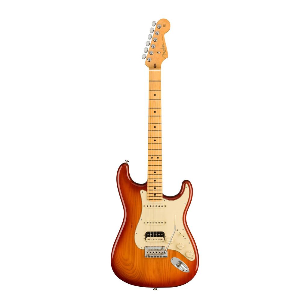 Fender Electric Guitar American Professional II Maple Sienna Sunburst Stratocaster® HSS, Fingerboard,