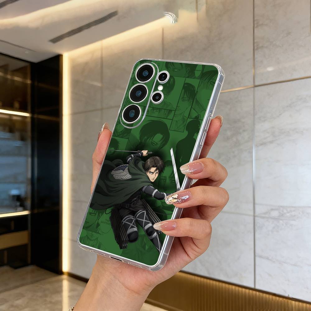 Etui Na Telefon Attack on Titan Eren Yeager Do Samsung S25,S24,S21,S22,S23,S30,Ultra,S20,Plus,Fe,Lite Przezroczyste Pokrowce