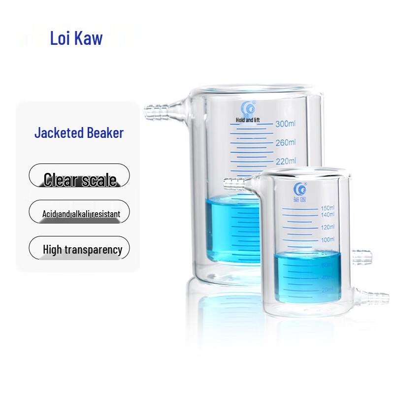Laboratory Double-Layer Jacketed Beaker 1000ml