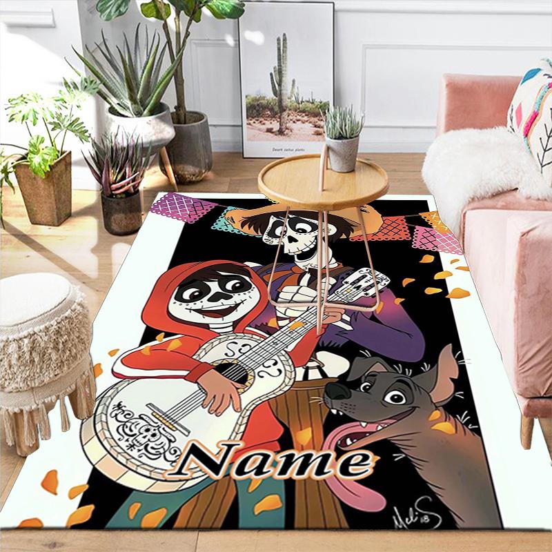 Custom 1Pc Day Dead Celebration Rug Office Carpet Indoor Outdoor Entrance Doormat Nonslip Soft And Comfortable Living Room D91626