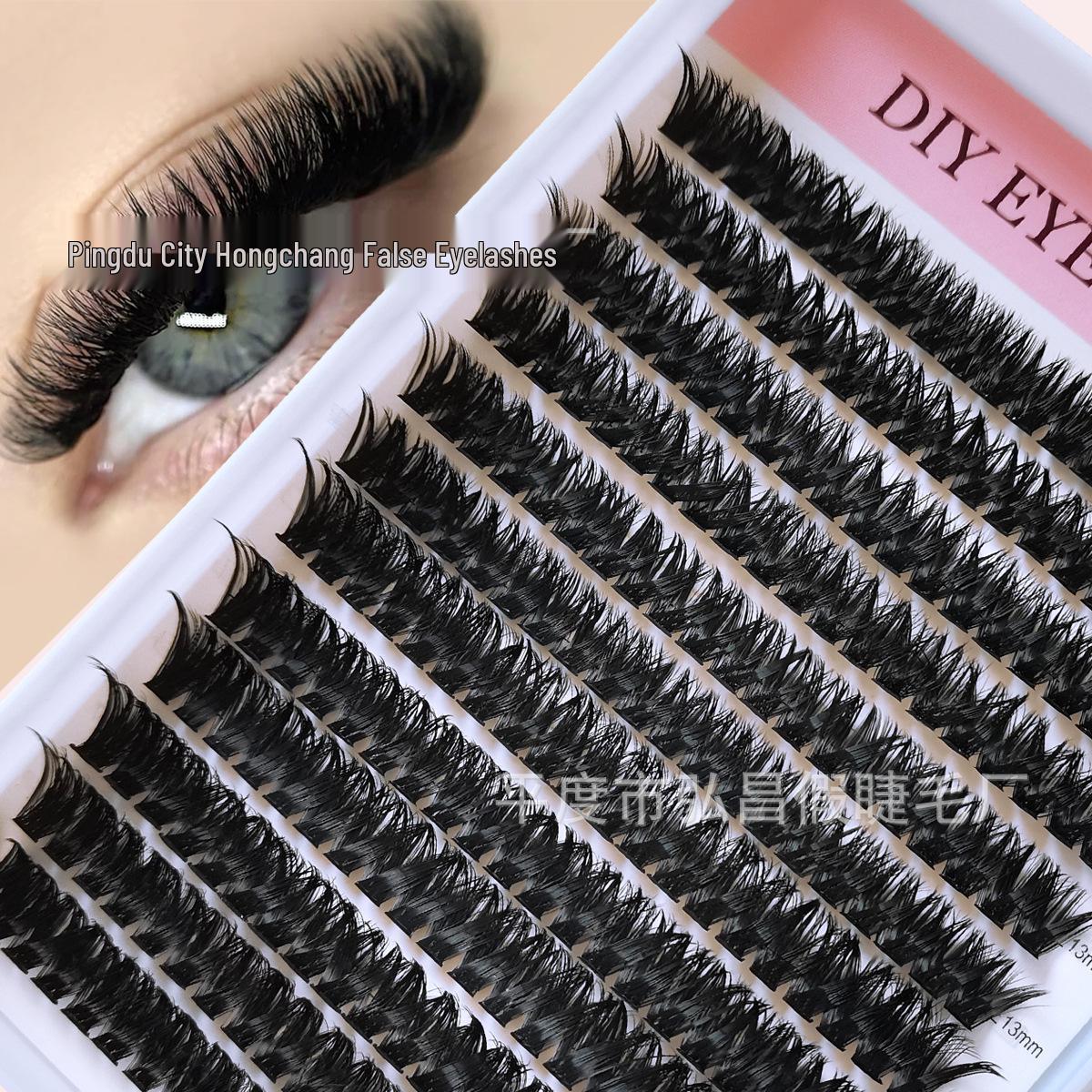 

Beginner-Friendly 80D DIY False Eyelashes: 240Pcs Individual Clusters for a Bold Look