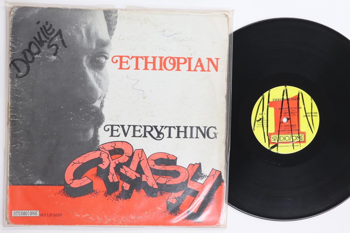 LP Record ETHIOPIANS  Everything Crash SOLP0137 STUDIO ONE 1980 US Reggae Ska  Dub Used