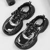 Paar Sportschuhe Dicke Sohle Mode Klassische Freizeitschuhe Verschleißfest Komfort Schnürschuhe Outdoor Laufschuhe für Herren Damen