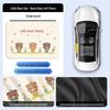 Car Sunshade Track Window Curtain - Interior Sun Protection & Privacy Blackout for Baby Stroller Side Windows
