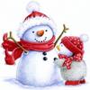 Full Round Drill 5d Diamond Embroidery Cartoon Santa Claus DIY Diamond Painting Snowman Christmas Gift Mosaic Cross Stitch Kit