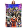 Dragon Ball Z Flannel Throw Blankets Japan Cartoon Blanket for Bedding Car Super Warm Bedspread