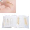 20PCS Light Skin Color Transfer Eyebrow Skin Sticker Practice Makeup Eyebrow Stencil Stickers for Beauty Salon