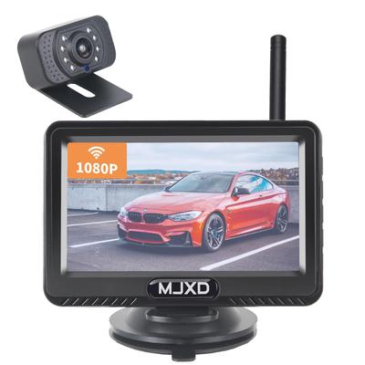 MJXD Back Monitor, Wireless, Rear Camera Monitor, 4.3 Inch LCD Monitor, Recording Function, APP