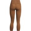 Under Armour Meridian Solid Color Elastic Mid-Waist Slim Fit Nine-Point Sports Pants Women Pants Moss-Brown 1382525-253