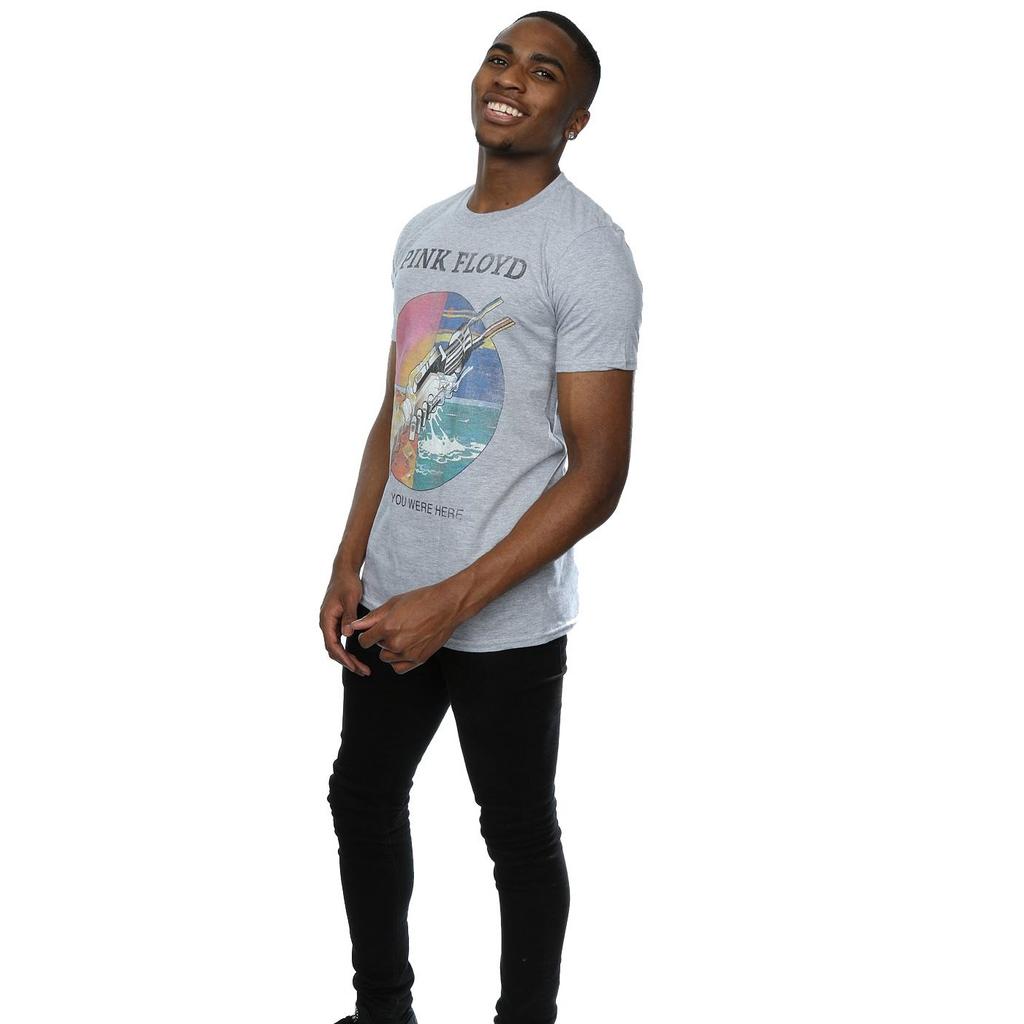 Pink Floyd Mens Wish You Were Here Heather T-Shirt