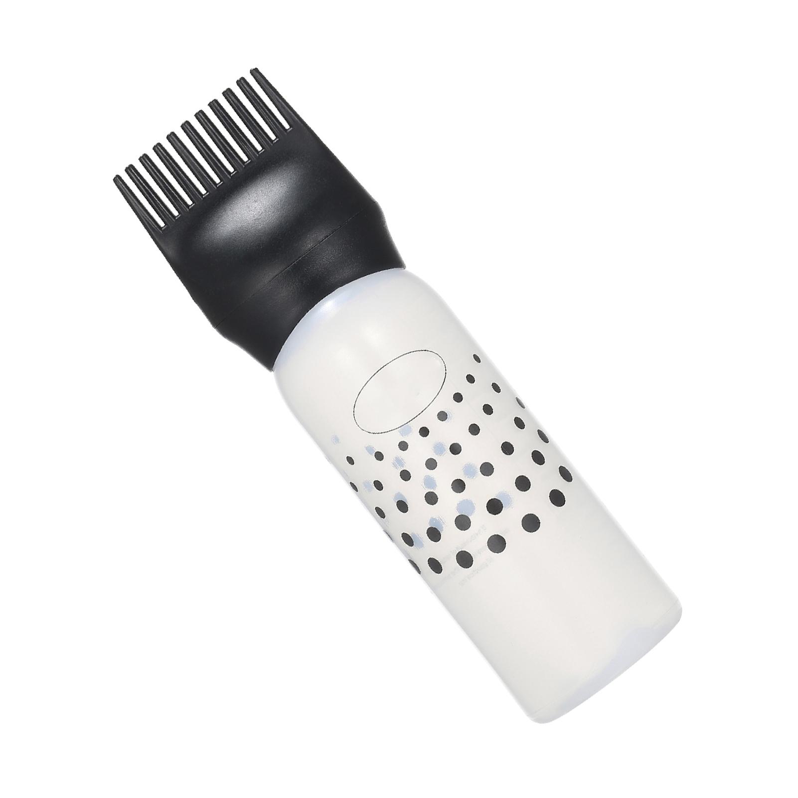 

1pc Hair Dyeing Coloring Applicator Bottles Root Comb Applicator Bottle Dispenser with Comb Salon Hair Tools чёрный