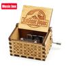 In Stock 58 Styles Anime Music Box Antique Carved Wooden Hand Crank Music Box Figure Christmas Birthday Gift-