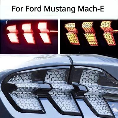 Nálepka na zadné svetlo pre Ford Mustang Mach-E, voštinová nálepka na lampu, kreatívna celulárna fólia na zadné svetlo, príslušenstvo na úpravu auta