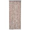 Moustiquaire - VIDAXL - Beige et marron clair - 90x200 cm - Chenille 100% - Ajustable
