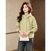 D.F.DEAR Hooded Color-Block Casual Jacket