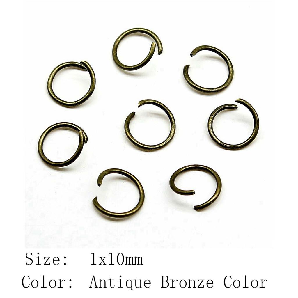 Wedding Anniversary Jewelry Materials Open Jump Rings 5 Colors 6 Sizes Accessories Parts Souvenir Accessories Parts