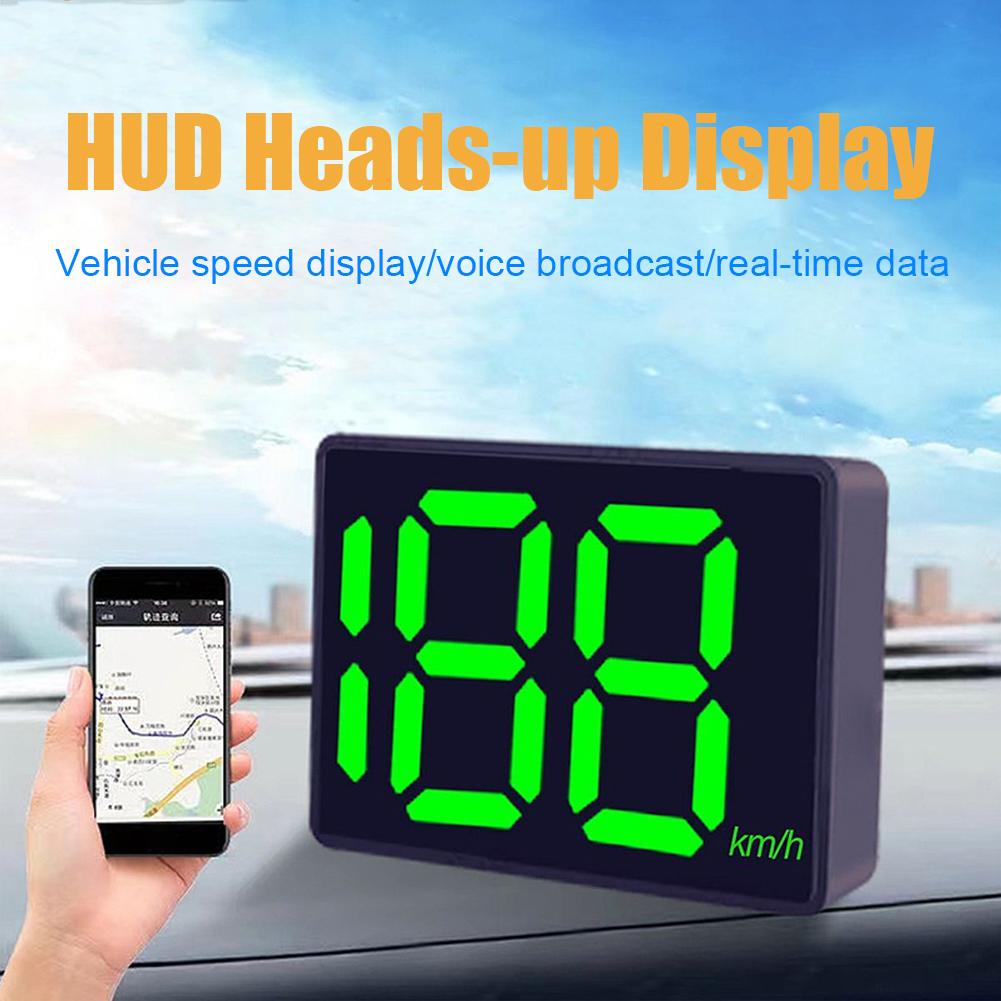 Car Universal HUD Head Up Display Digital Speedometer Projector KMH MPH Big Font Speed Meter Displayer Auto Electronic Part