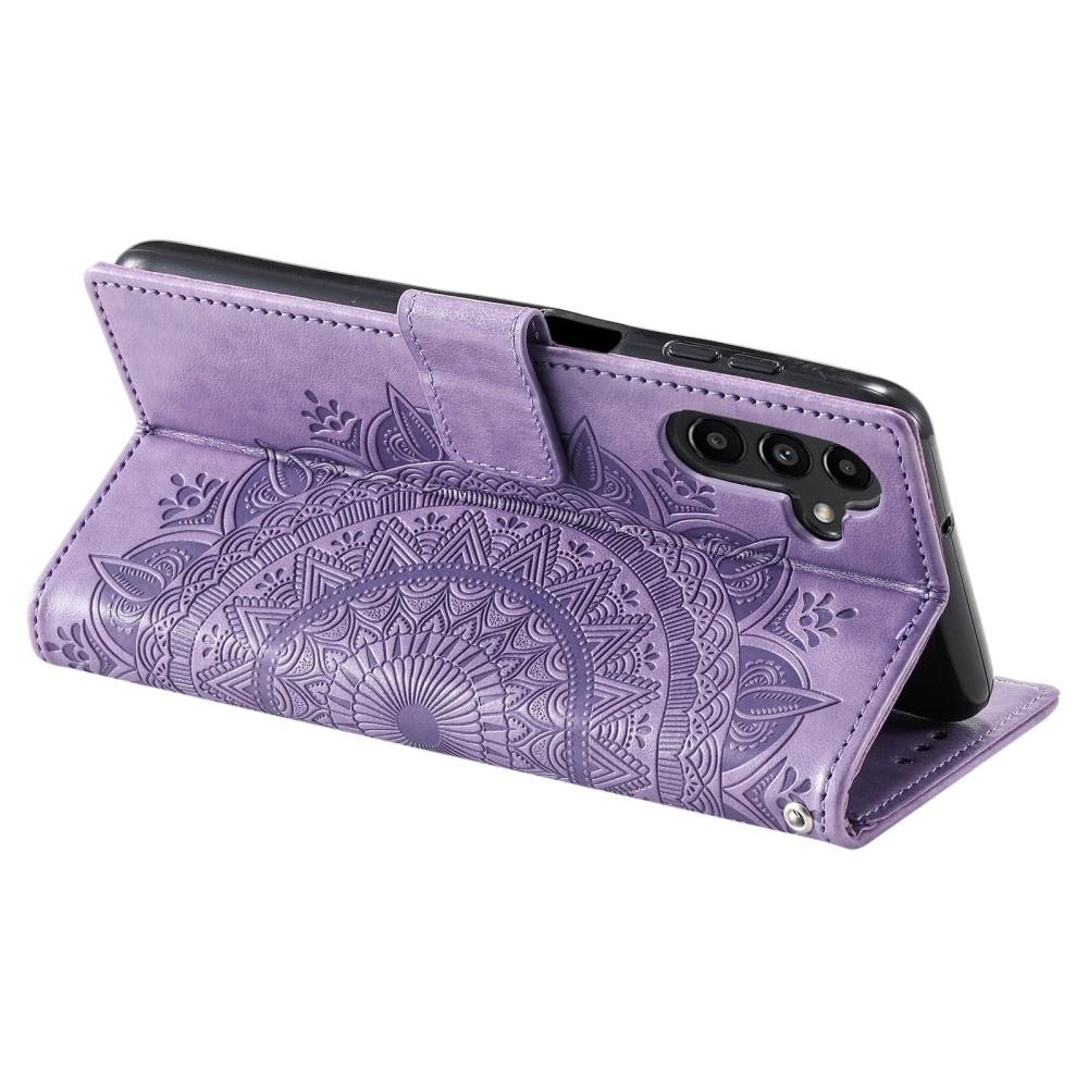 Samsung Galaxy A34 5G Flip Case, Mandala, Purple