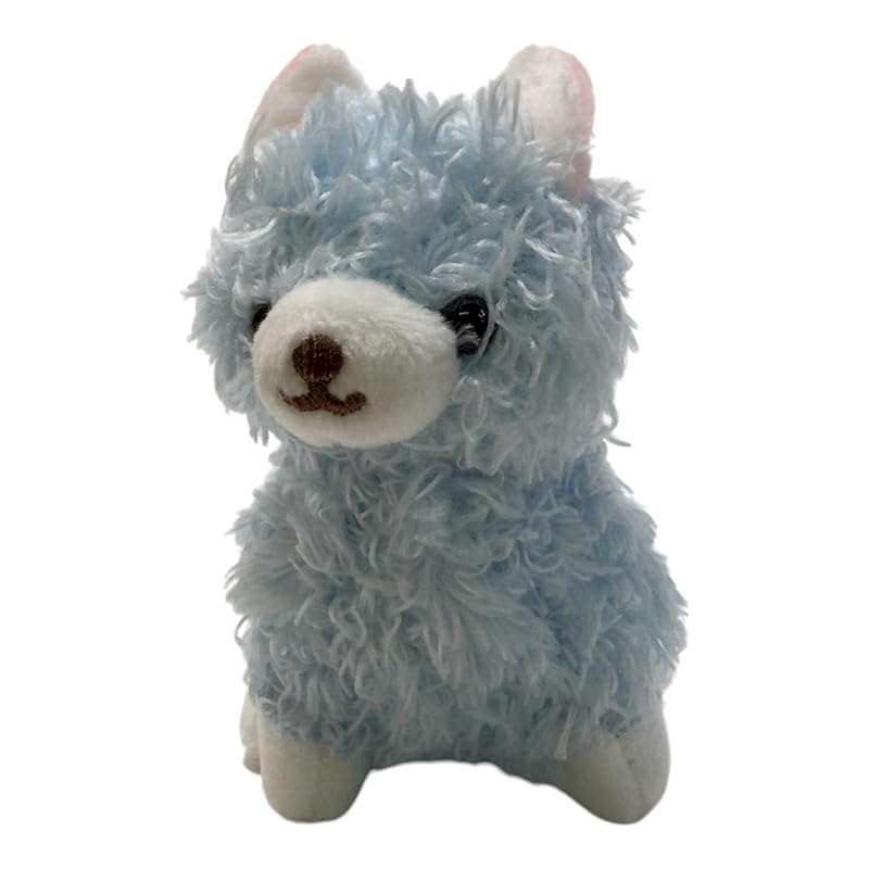

cute sales stuffed toy alpaca mascot blue F0135