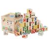 Wooden English Letter Matching & Counting Blocks for Early Childhood Education