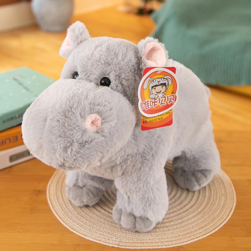 Cute Cute Hippo Plush Toy Doll Cartoon Soothing Elephant Healing and Companion Children Gift
